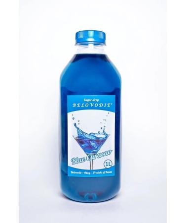 Belovodye Blue Curasao syrup (for drinks and cocktails) 1 liter