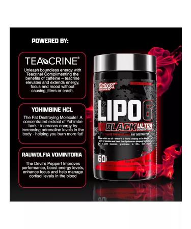 Nutrex Lipo -6 Black Ultra Concentrate - 60 capsules