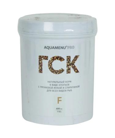 AQUAMENU GSK-F fish food 600ml 110g (flakes) - Buy Online on GoSupps.com