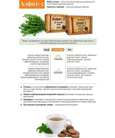 ALFIT 2 herbal collection vitamins for vision diet - Buy Online on GoSupps.com