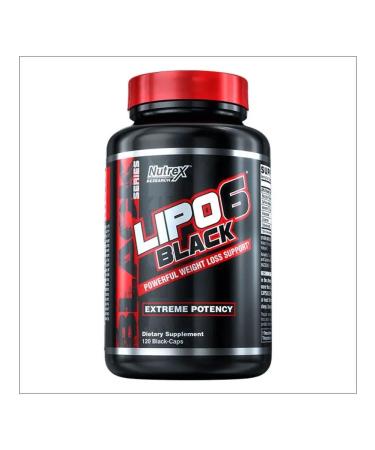 Nutrex Lipo 6 Black 120 capsules - Buy Online on GoSupps.com