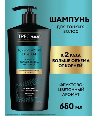 TRESemme Women's hair shampoo for volume with collagen 650 ml