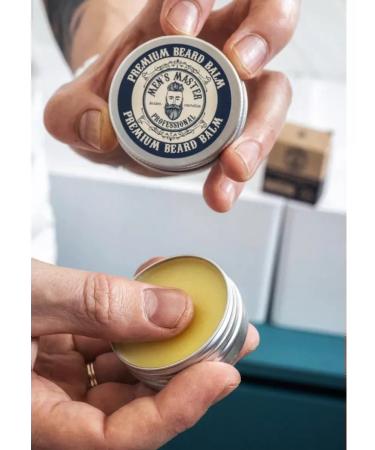 MEN'S MASTER Balm wax for a beard mustache hair in a jar solid - Buy Online on GoSupps.com