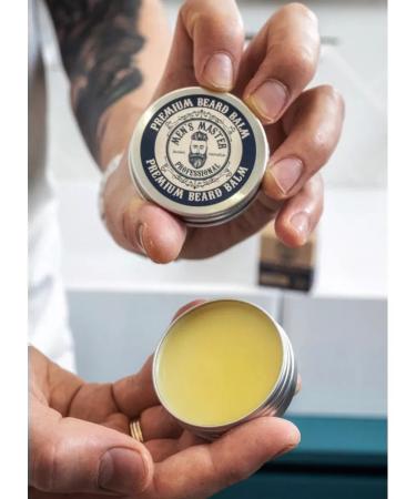 MEN'S MASTER Balm wax for a beard mustache hair in a jar solid - Buy Online on GoSupps.com