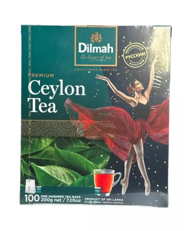 Dilmah Tea black Ceylon Premium 100 bags x 2 g - Buy Online on GoSupps.com
