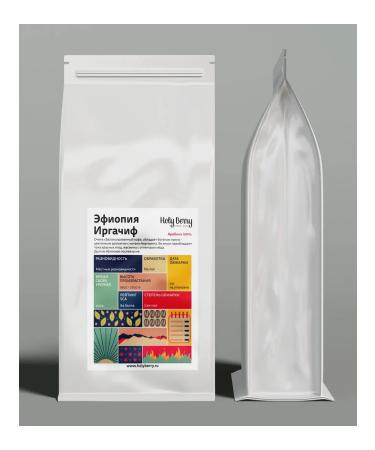Holy Berry Coffee in grains 100% Arabica Ethiopia Irgachif 1000 grams