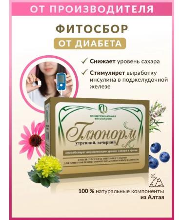 ALFIT Glunorm collection of herbs from diabetes mellitus - Buy Online on GoSupps.com
