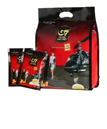 TRUNG NGUYEN 3 in 1 Vietnamese soluble coffee. G7 50 Sasha - Buy Online on GoSupps.com