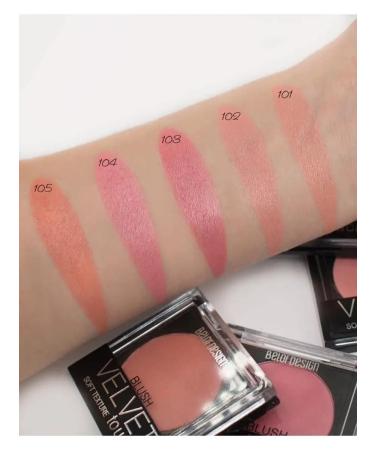 BELOR DESIGN Face blush shining Velvet Touch tone 105 - Buy Online on GoSupps.com