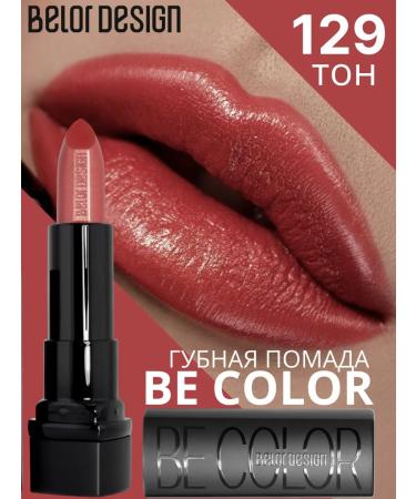 BELOR DESIGN Lipstick for lips cream moisturizer be color tone 129