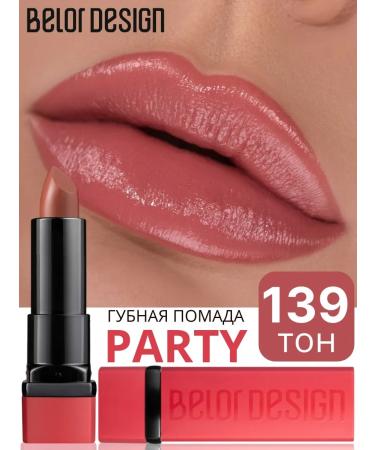 BELOR DESIGN Lipstick Party moisturizing tone 139