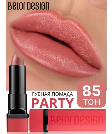 BELOR DESIGN Lipstick Party moisturizing tone 85