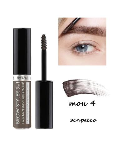 LUXVISAGE Brow Styler eyebrow gel tone 4 espresso