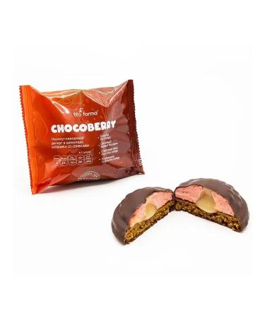 Fito Forma Pp dessert in chocolate strawberries with cream 50 g - Buy Online on GoSupps.com