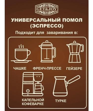 GET&JOY Ground coffee classic in a gift bank 100% arabica - Buy Online on GoSupps.com