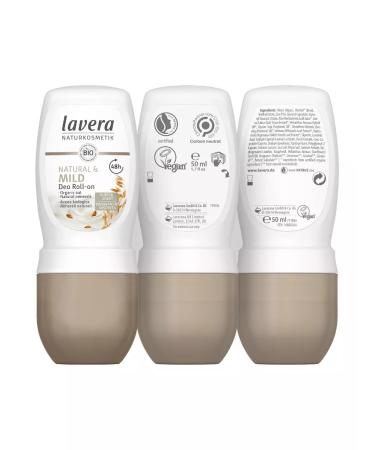 Lavera Natural ball deodorant delicate 50 ml - Buy Online on GoSupps.com