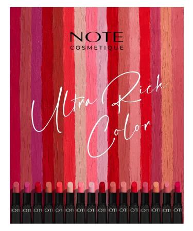 NOTE cosmetique Lipstick Ultra Rich glossy 12 Sun petal - Buy Online on GoSupps.com