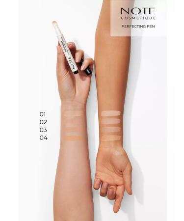 NOTE Cosmetics Consilery Perfecting Corrective 02 Warm Rose 3 ml - Buy Online on GoSupps.com