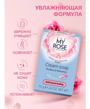 My Rose of Bulgaria Cream d skin around the eyes 20 ml soap 75 g - Buy Online on GoSupps.com