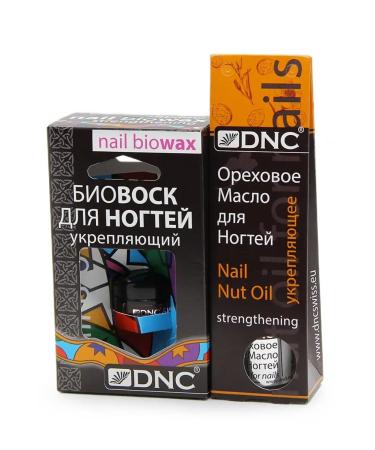 DNC Nail and cuticle care kit. Walnut oil and Strengthening Biowax - Buy Online on GoSupps.com