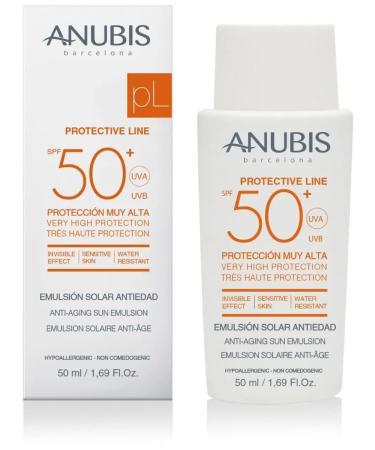 Anubis Barcelona Sunscreen emulsion SPF 50+ Anti-Auging Sun Emulsion