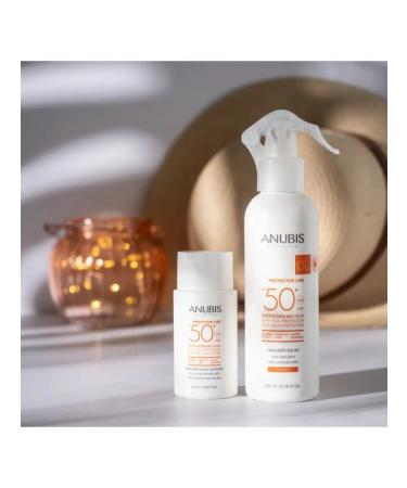 Anubis Barcelona Sunscreen emulsion SPF 50+ Anti-Auging Sun Emulsion - Buy Online on GoSupps.com