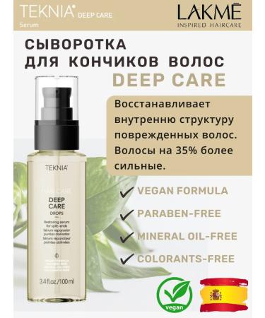 Lakme Restoring serum for the ends of the hair Deep Care - Buy Online on GoSupps.com