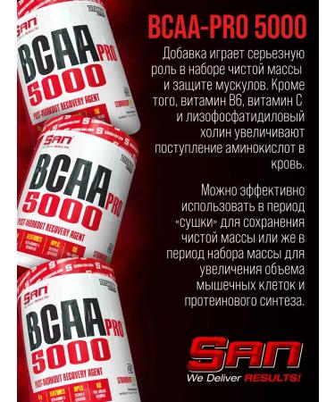 SAN BCAA PRO 5000 345 gr. Bzaa amino acids - Buy Online on GoSupps.com