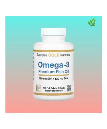 California Gold Nutrition Premium fish oil with omega-3