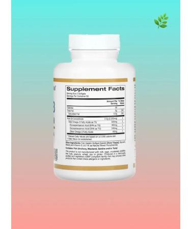 California Gold Nutrition Premium fish oil with omega-3 - Buy Online on GoSupps.com