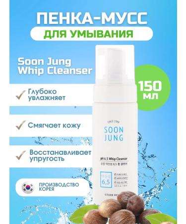 Etude House Mousse foam for washing the face washing moisturizing Korea