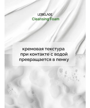 Lebelage Cleaning foam for washing the face with avocado Korea 100 ml - Buy Online on GoSupps.com