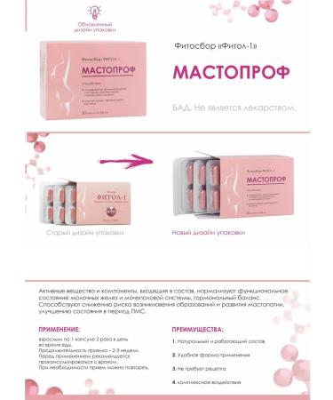 Alfit Plus Fitol 1 dietary supplement for the health of the mammary glands - Buy Online on GoSupps.com