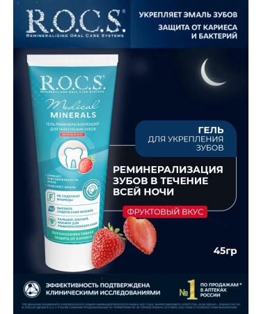 ROCS Gel for night and daytime teeth care