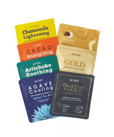 Petitfee Hydrogel face mask set 7 pcs - Buy Online on GoSupps.com