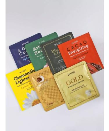 Petitfee Hydrogel face mask set 7 pcs - Buy Online on GoSupps.com