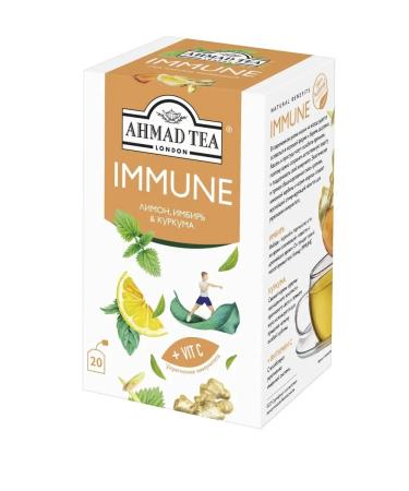 Ahmad Tea Tea drink "Immune" 20 bags of 1.5g - Buy Online on GoSupps.com