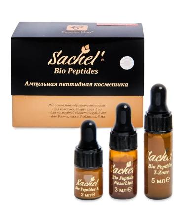 Sashel Bio Peptides ampoule peptide cosmetics set: 5 ml 3 ml 2 ml (Sachet) against wrinkles - Buy Online on GoSupps.com