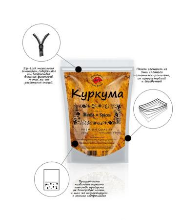 SpicyQueen Kurkuma ground seasoning 200 grams - Buy Online on GoSupps.com