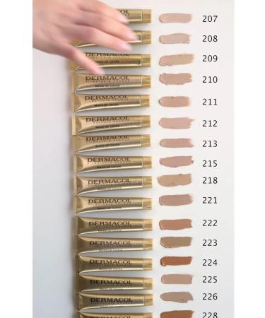 Dermacol 211 tone. Masking tonal cream MAKE-UP Cover - Buy Online on GoSupps.com