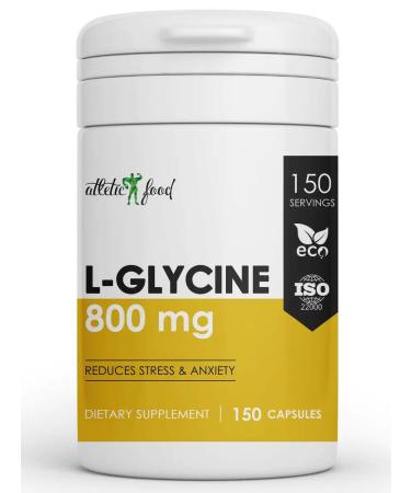 ATHLETIC FOOD L-G-G-G-athletics Food L-Glycine 800 Mg 150 capsules - Buy Online on GoSupps.com