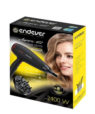 Endever Professional hairdryer for drying and hair styling Aurora-472 - Buy Online on GoSupps.com