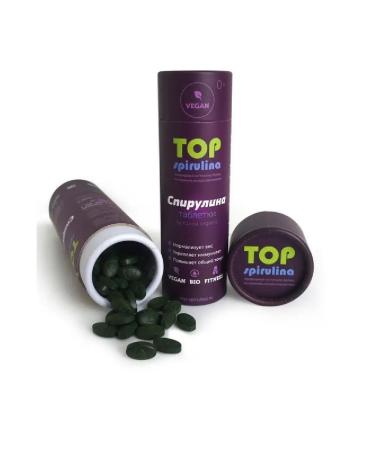 TOP Spirulina Spirulina tablets in a tube 100g