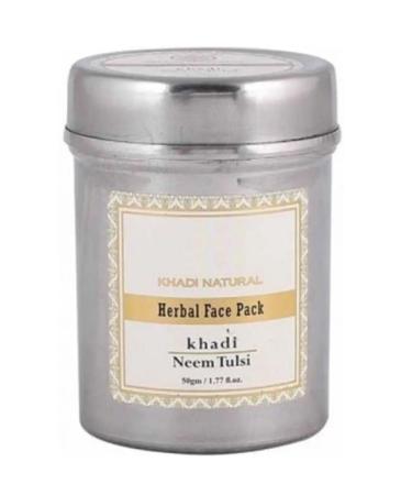 Khadi Natural Mask-Ubtan face against acne him and Tulsey 50g