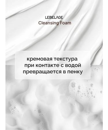 Lebelage Cleaning foam for washing a face with rice of Korea 100 ml - Buy Online on GoSupps.com