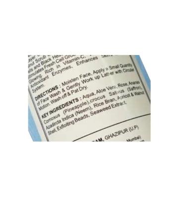 Khadi natural Washing gel scrubbing khadi with scarlet faith - Buy Online on GoSupps.com