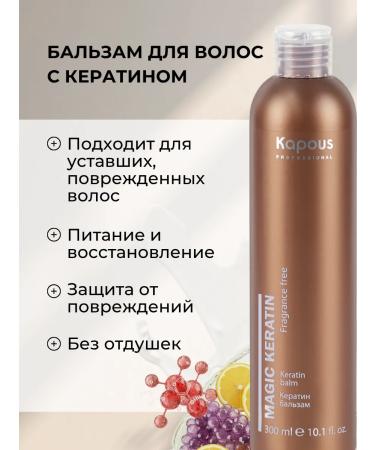 Kapous Salusfant Keratin Balzam 300ml - Buy Online on GoSupps.com