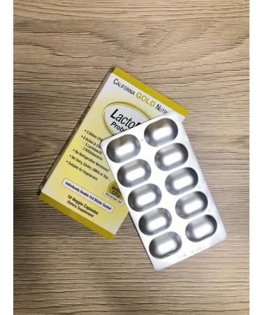 California Gold Nutrition Probiotics Lactobif 5 billion 10 capsules - Buy Online on GoSupps.com