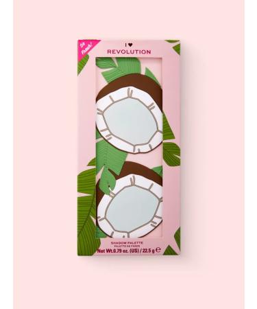I Heart Revolution Palette of eyelid shadows eye shadow Tasty Coconut - Buy Online on GoSupps.com