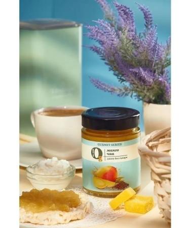 Zero grams Sugar jam low-calorie mango-chia 240g - Buy Online on GoSupps.com